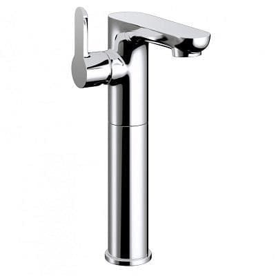 Imex Mono Basin Tap Imex Alma Tall Single Side Lever Basin Mixer Tap with Clicker Waste in Chrome
