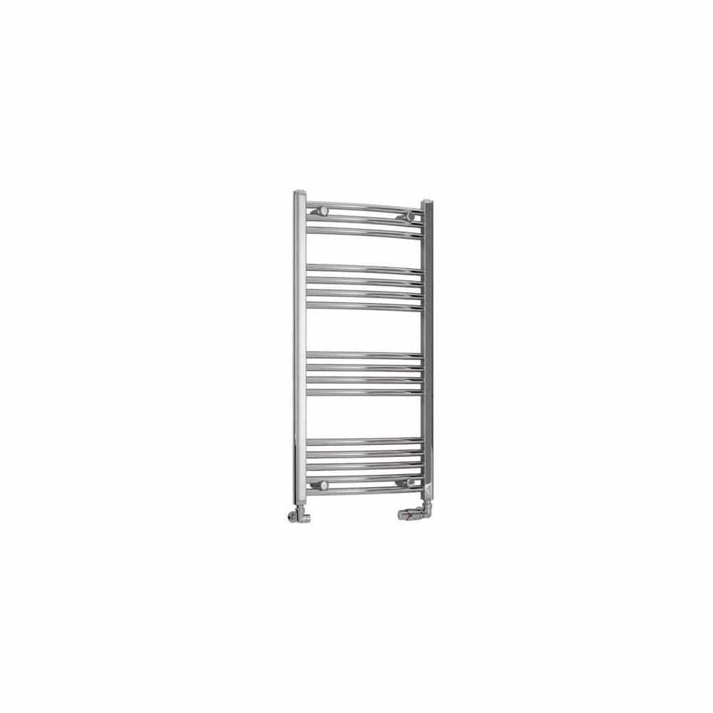 Eastbrook Wendover Curved Vertical Heated Towel Rail in Chrome