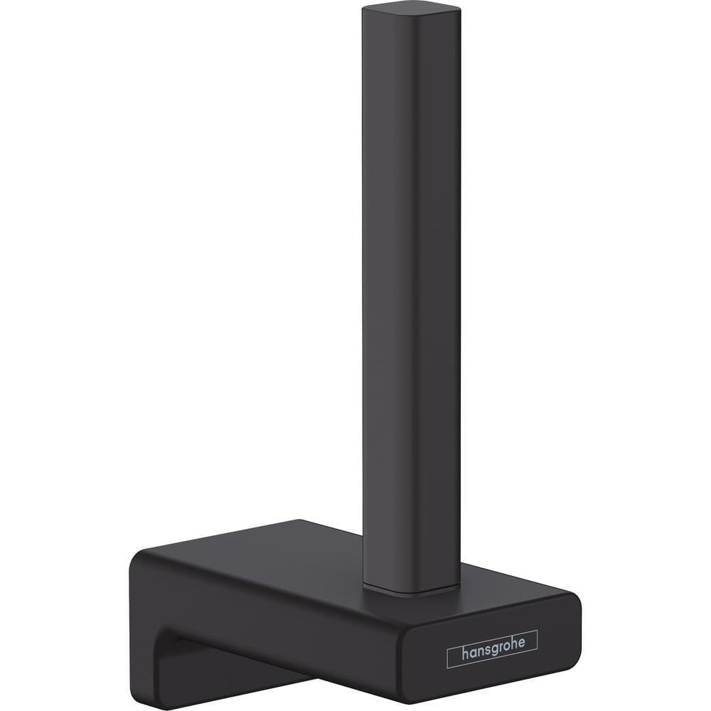 Hansgrohe Toilet Roll Holder Matt Black Hansgrohe Addstoris Spare Toilet Roll Holder