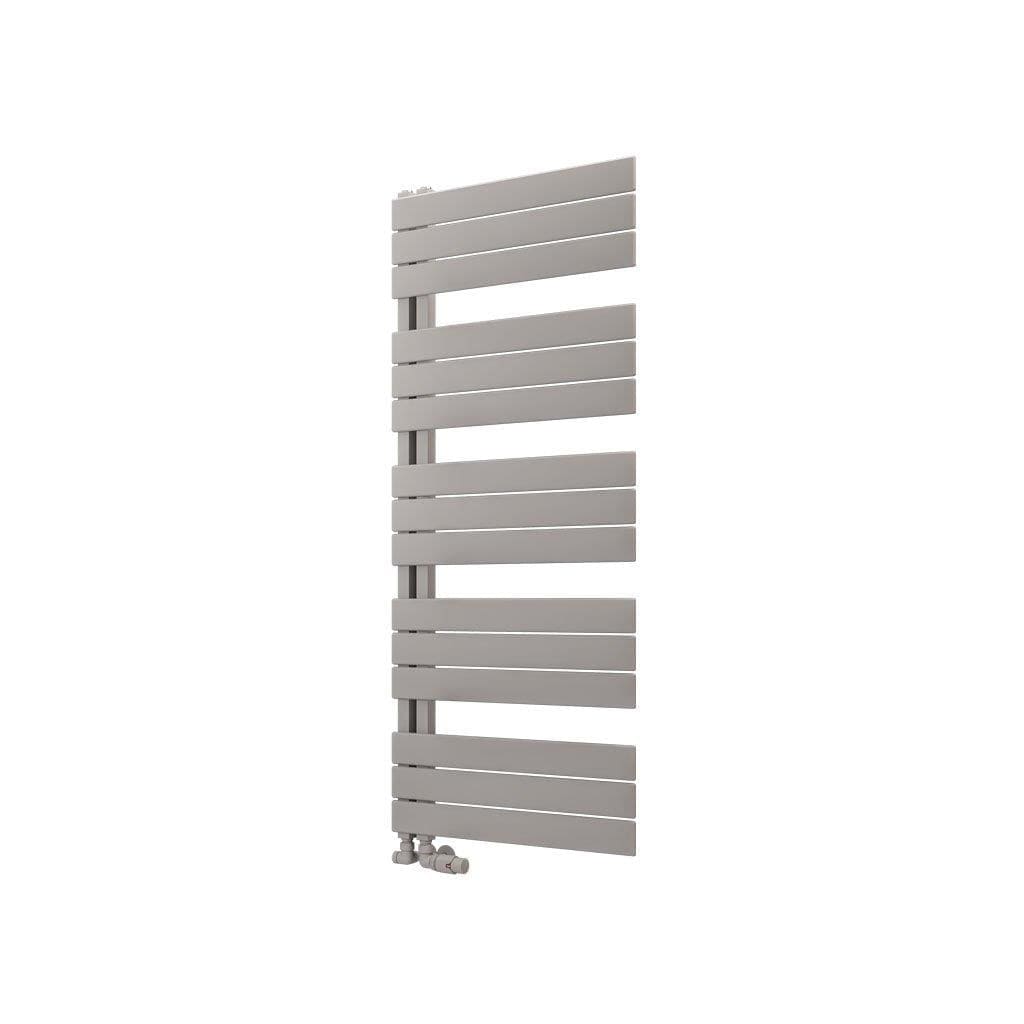 Eastbrook Designer Towel Radiator 1400 x 600 / Central Heating Eastbrook Helmsley Straight Vertical Designer Towel Rail in Matt Grey