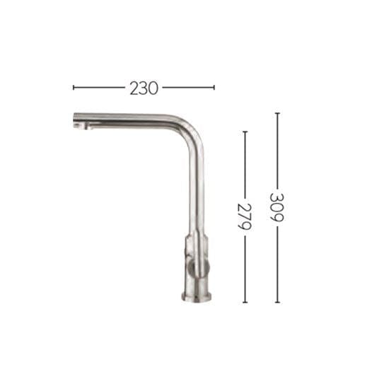 Crosswater Kitchen Tap Crosswater Cucina Tropic Dual Control Kitchen Sink Mixer Tap in Chrome