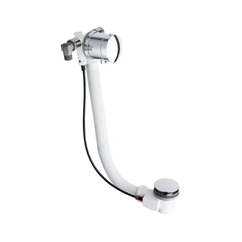 Crosswater Bath Waste Crosswater Bath Pop-Up-Waste with Filler in Chrome