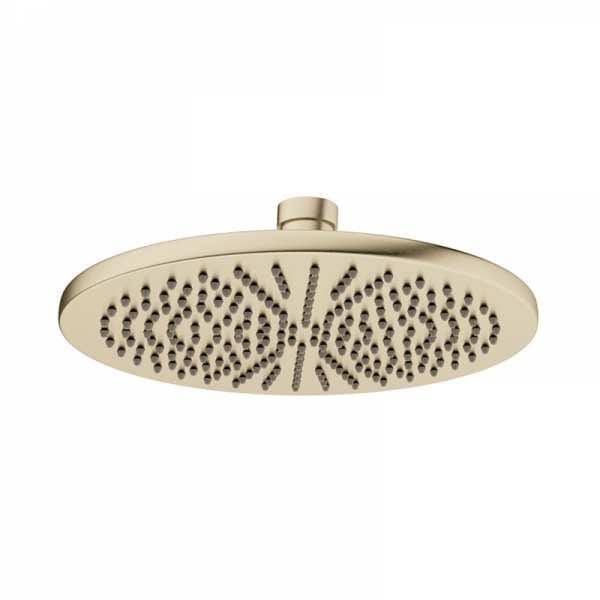 Crosswater Fixed Shower Head Brushed Brass Crosswater MPRO 300mm Round Fixed Shower Head