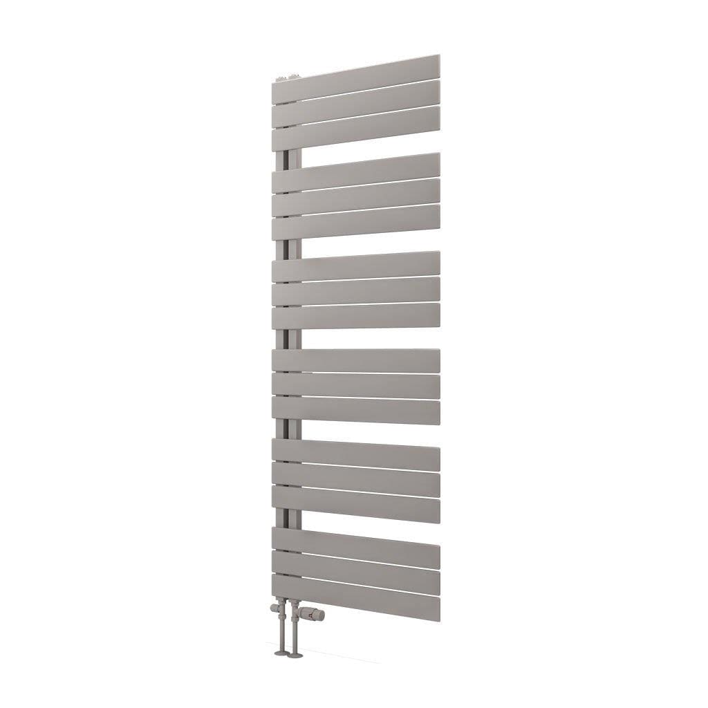 Eastbrook Designer Towel Radiator 1640 x 600 / Central Heating Eastbrook Helmsley Straight Vertical Designer Towel Rail in Matt Grey