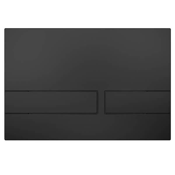 Crosswater Flush Plate Matt Black Crosswater Venue Flush Plate