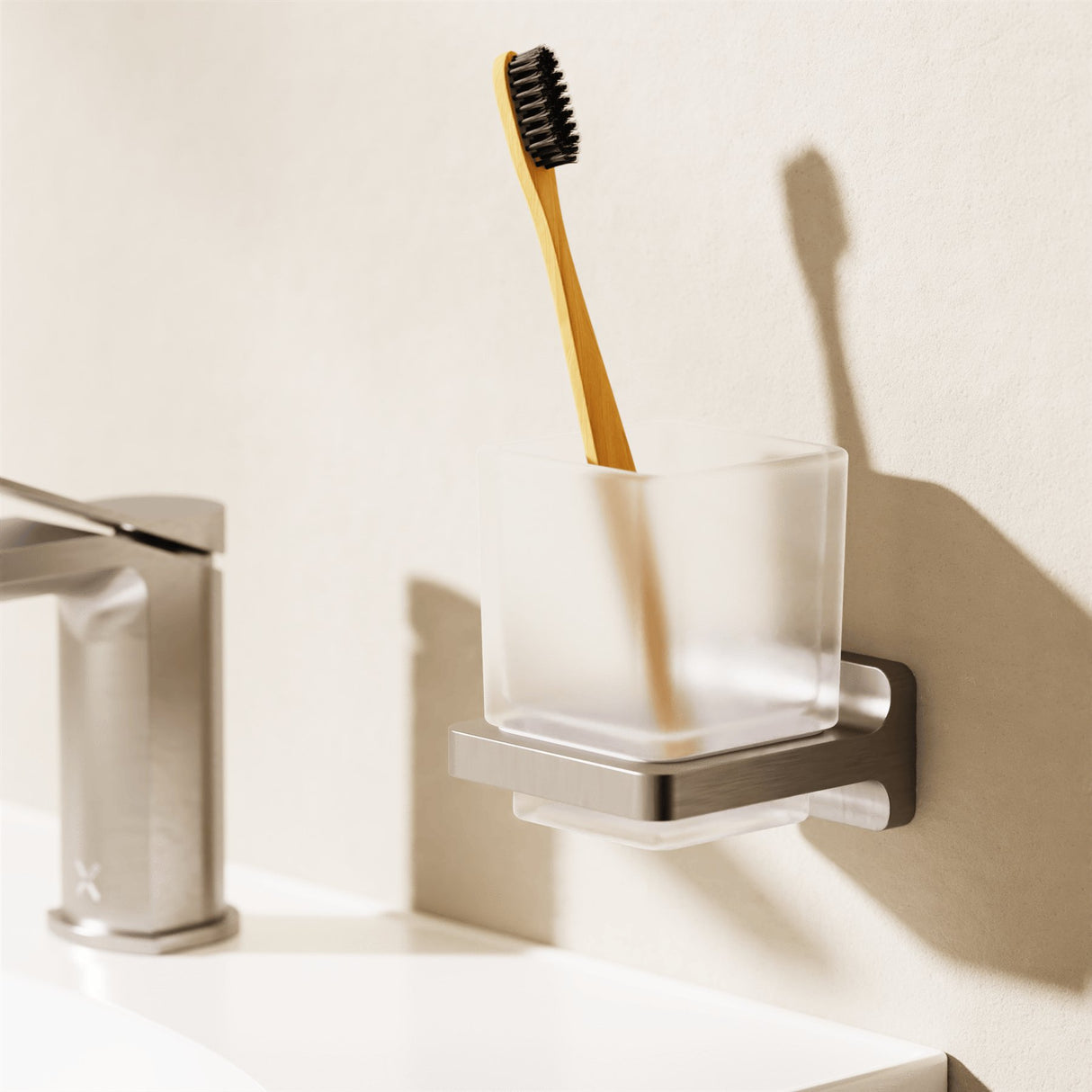 Crosswater Toothbrush Holder Brushed Nickel Crosswater Rotar Tumbler Holder