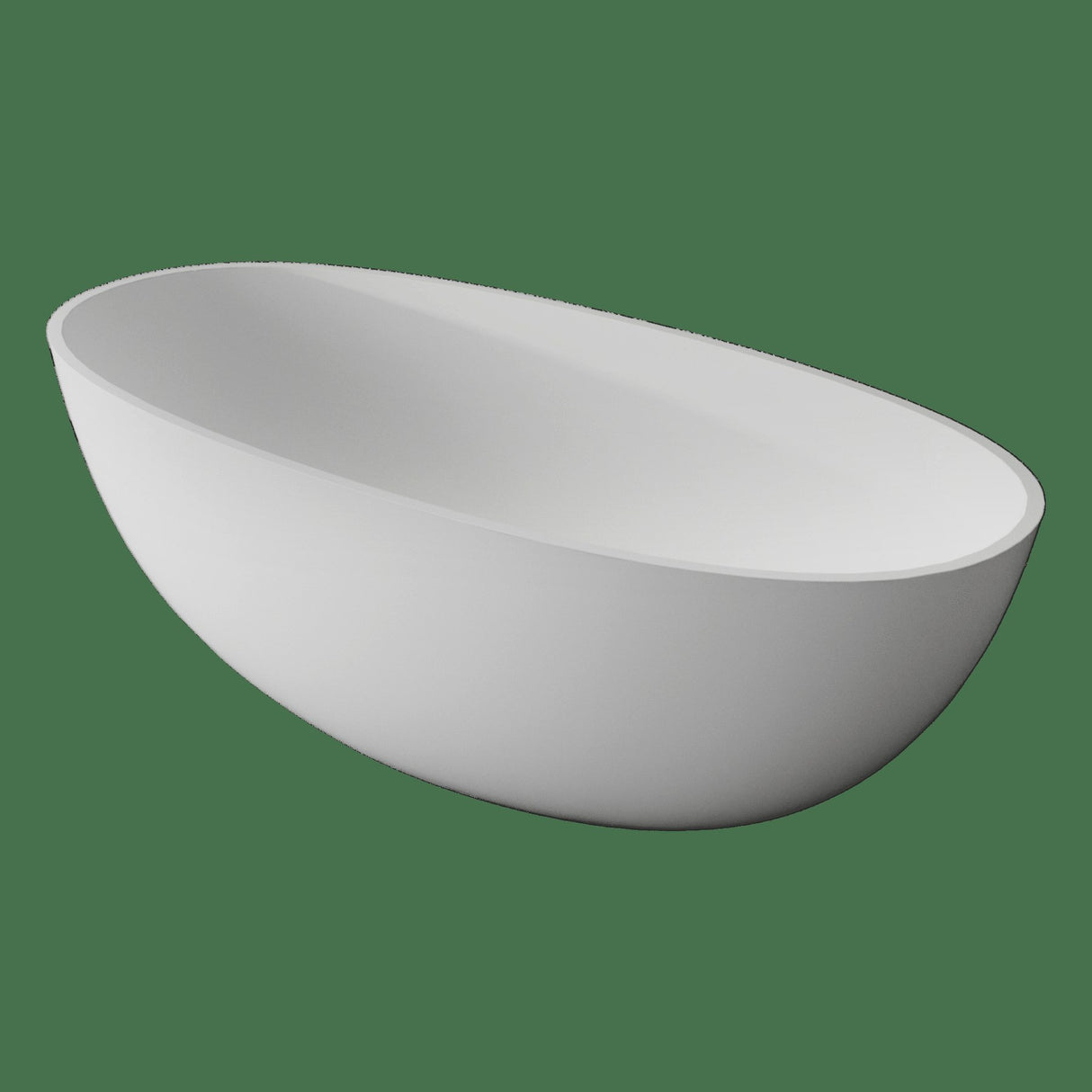 Aquarius Bathrooms Modern Freestanding Bath Aquarius Iseo 1600mm Freestanding Stone Bath in Gloss White