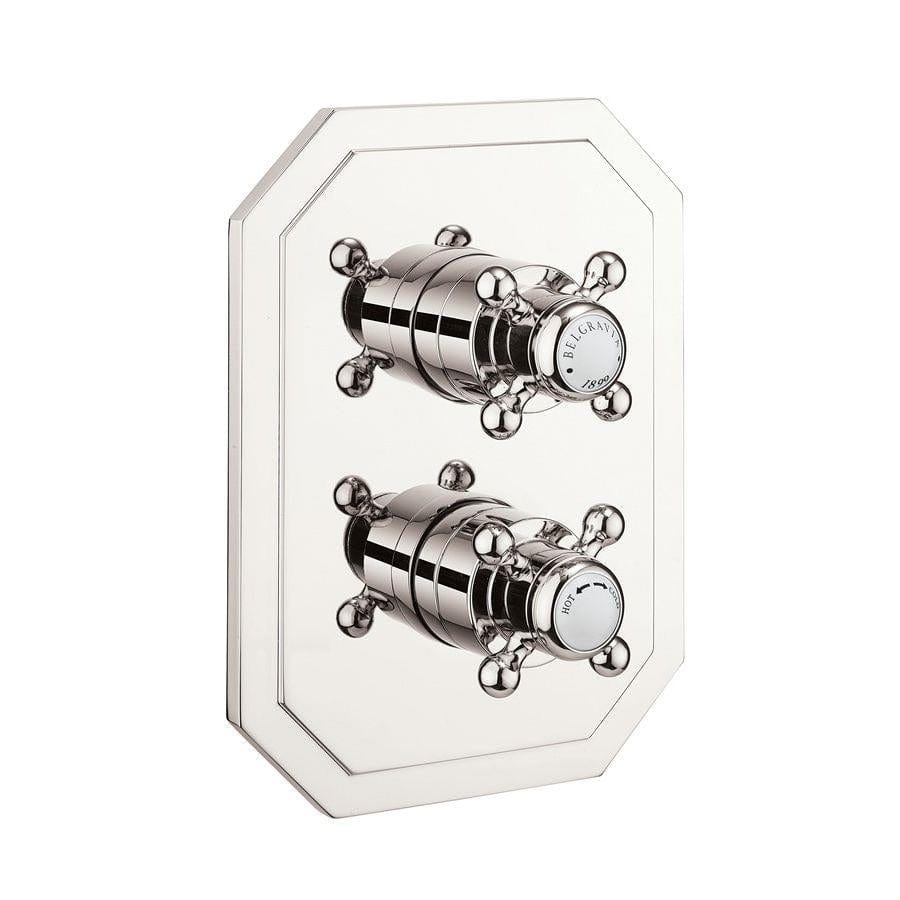 Crosswater Concealed Shower Valve Chrome Crosswater Belgravia Crossbox 3 Outlet Trimset