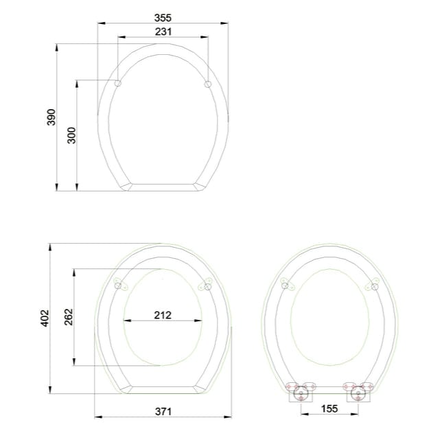 Burlington Toilet Seat Burlington Soft Close Wooden Toilet Seat with Chrome Fittings