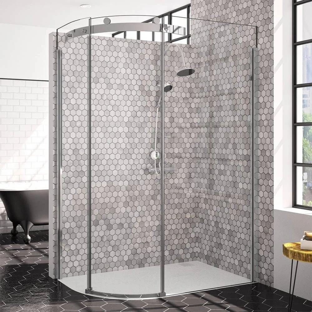 Merlyn Quadrant Shower Enclosure 1000 x 800mm / Left Hand Merlyn Series 10 1 Door Offset Quadrant Shower Enclosure
