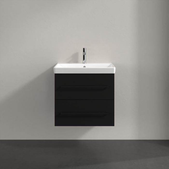 Villeroy & Boch Wall Mounted Vanity Unit Villeroy & Boch Avento Wall Hung Vanity Unit 580mm Two Drawers with Basin