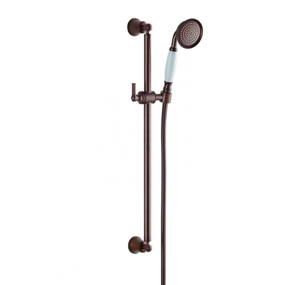 Flova Shower Riser Rail Oil Rubbed Bronze Flova Liberty Slide Rail with Shower Set