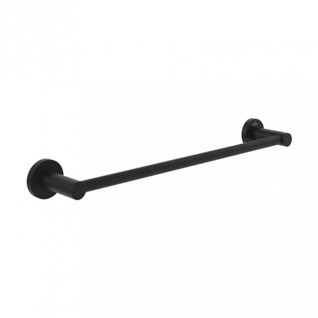 Villeroy & Boch Towel Rails and Rings Matt Black / 654mm Villeroy & Boch Elements - Tender Towel Rail