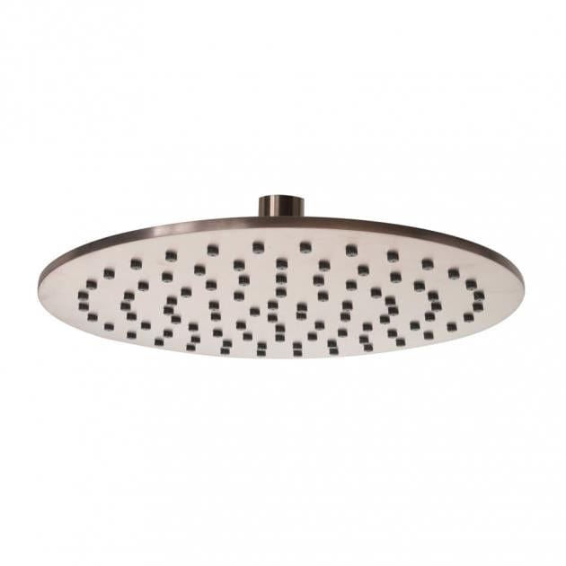 JTP Fixed Shower Head Brushed Bronze JTP VOS Fixed Round Shower Head - 250mm