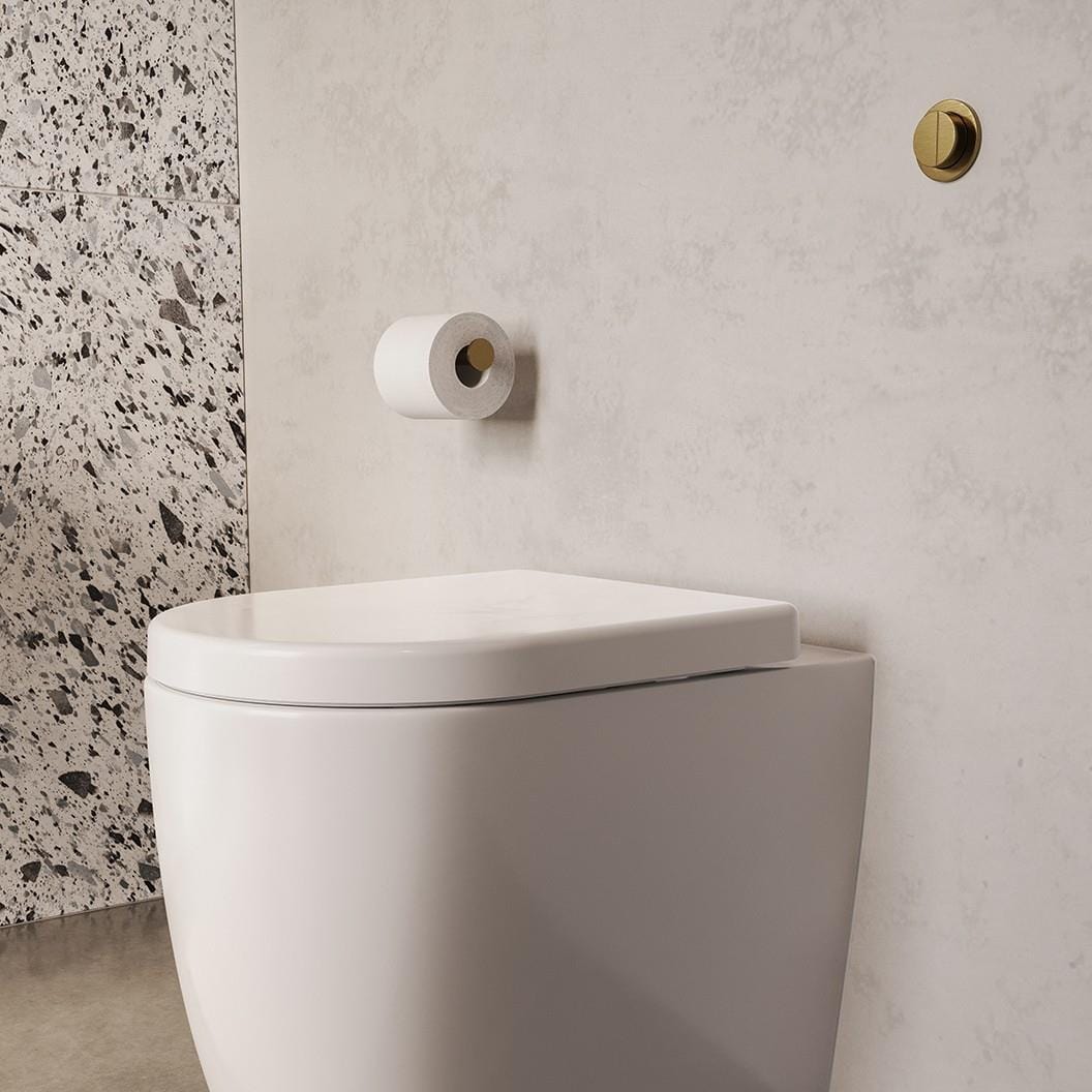 Saneux Flush Plate Saneux FLUSHE 2.0 Brass Flush Button