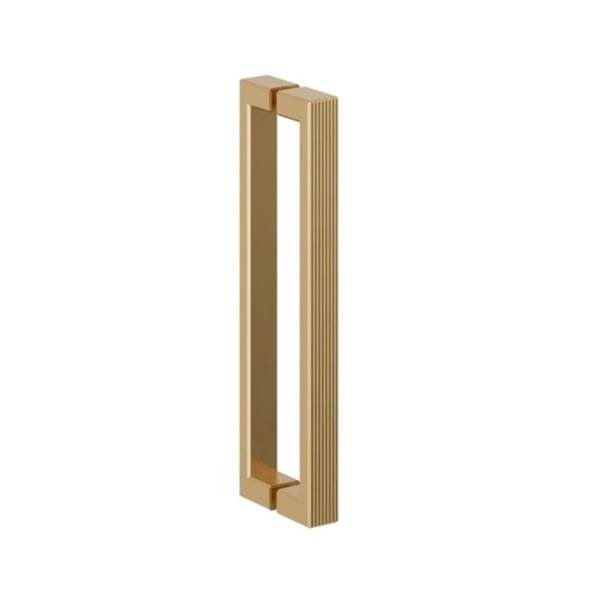 Crosswater Shower Door Handle Brushed Brass / Fluted Crosswater Asura 8mm Shower Door Handle
