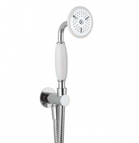 Crosswater Belgravia Wall Outlet, Shower Handset and Hose