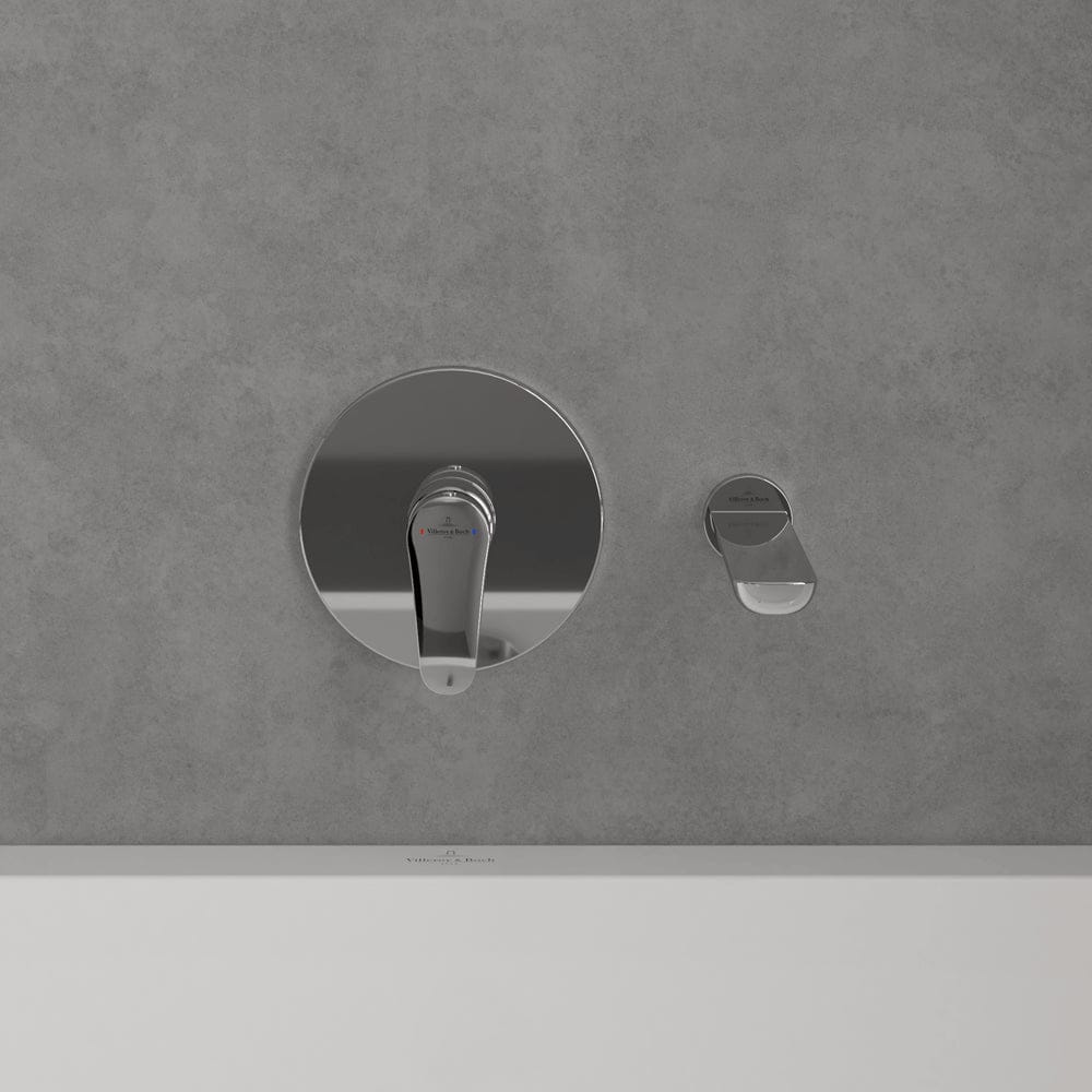 Villeroy & Boch Bath Spout Villeroy & Boch O.novo Wall Mounted Bath Spout in Chrome