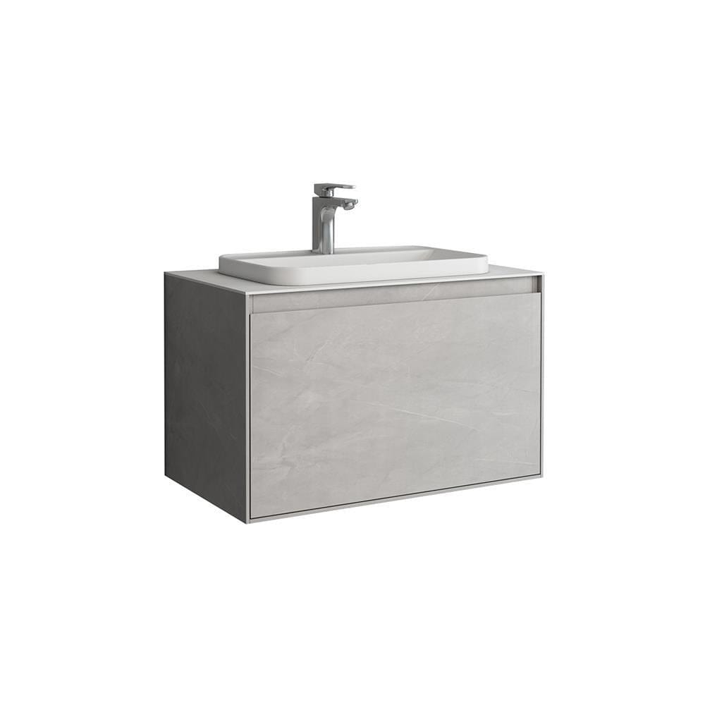 Aquarius Wall Mounted Vanity Unit Aquarius KF-Series One Drawer 800mm Vanity Unit with Countertop