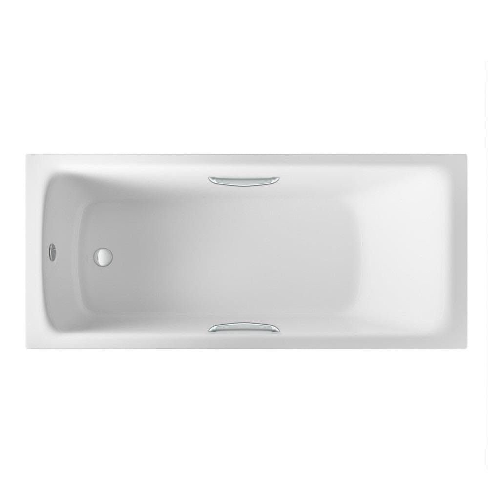 Eastbrook Single Ended Bath Eastbrook Rockall Single Ended Bath with Twin Grips