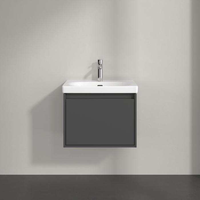 Villeroy & Boch Wall Mounted Vanity Unit Villeroy & Boch Skyla Wall Mounted 600mm One Drawer Vanity Unit with Basin