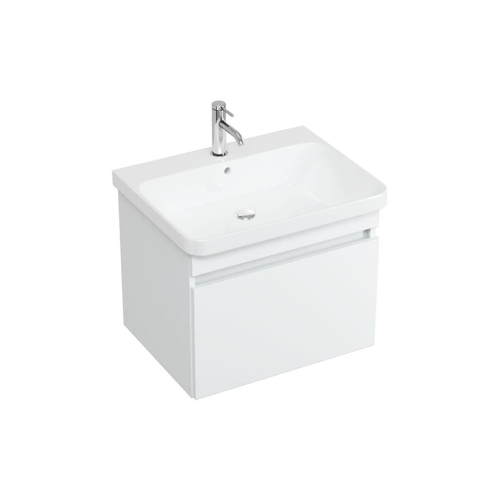Britton Wall Mounted Vanity Unit Britton Dalston Wall Mounted 600mm Vanity Unit with Basin