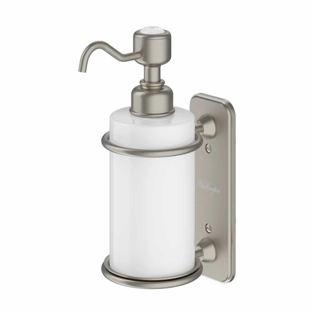 Burlington Soap Dispenser Brushed Nickel Burlington Single Soap Dispenser