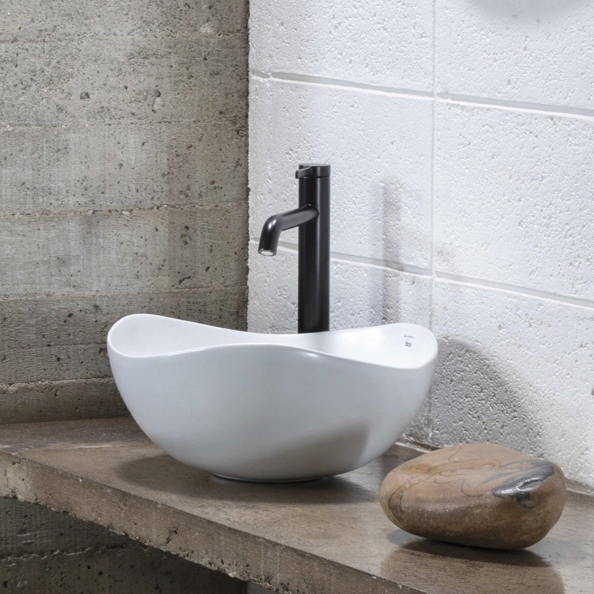 Roca Tall Basin Tap Roca Ona Tall Basin Mixer Tap with Click Clack Waste and Cold Start