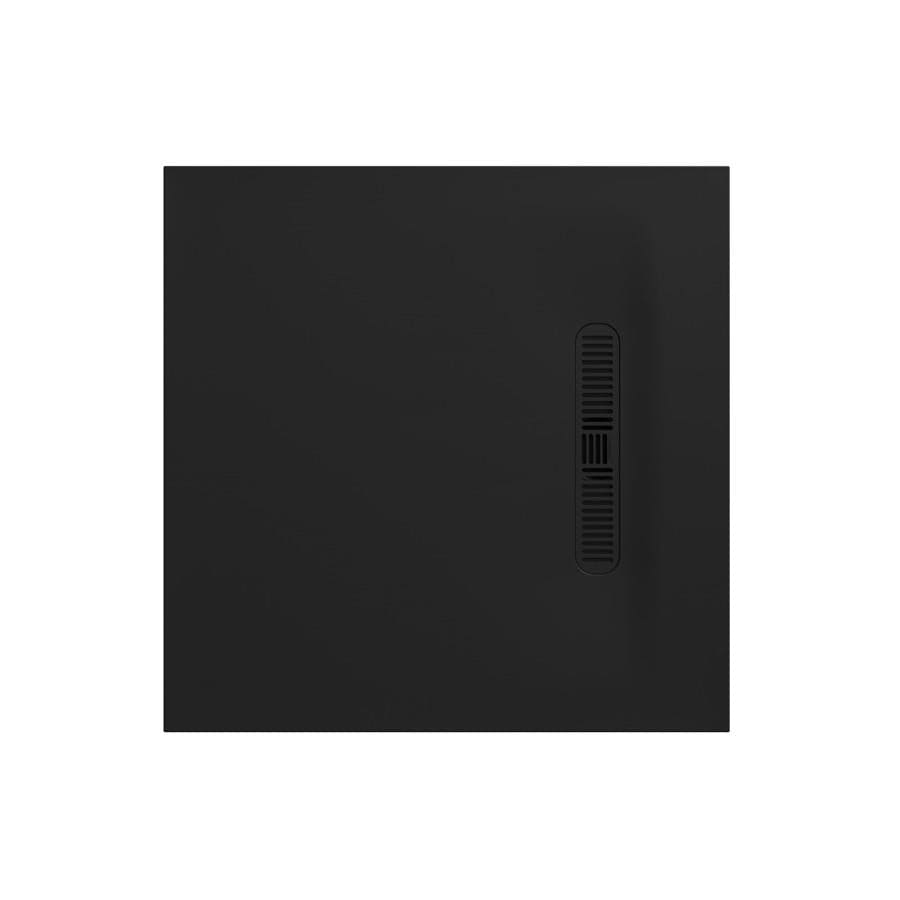 Crosswater Square Shower Tray Matt Black Crosswater Vito Square 25mm Stone Resin Shower Tray