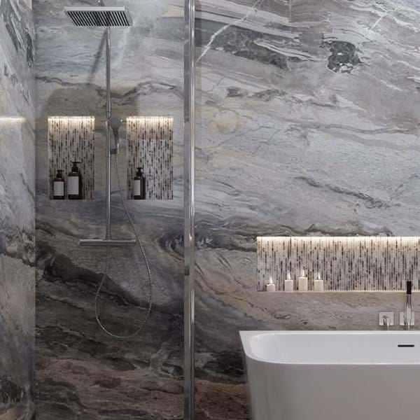 Multipanel Wall Panel Multipanel Classic Wall Panel in Cappuccino Stone