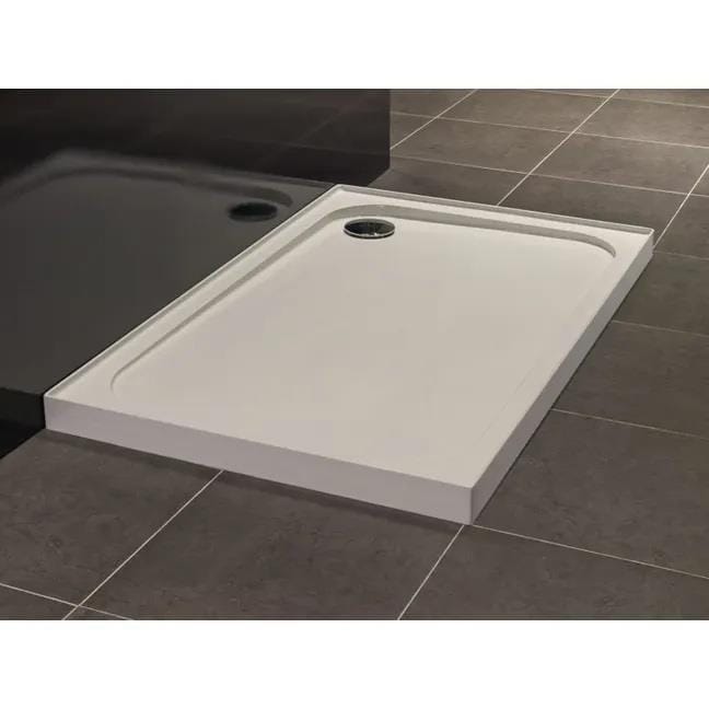 Merlyn Square Shower Tray Merlyn Rectangle Shower Tray with Upstands