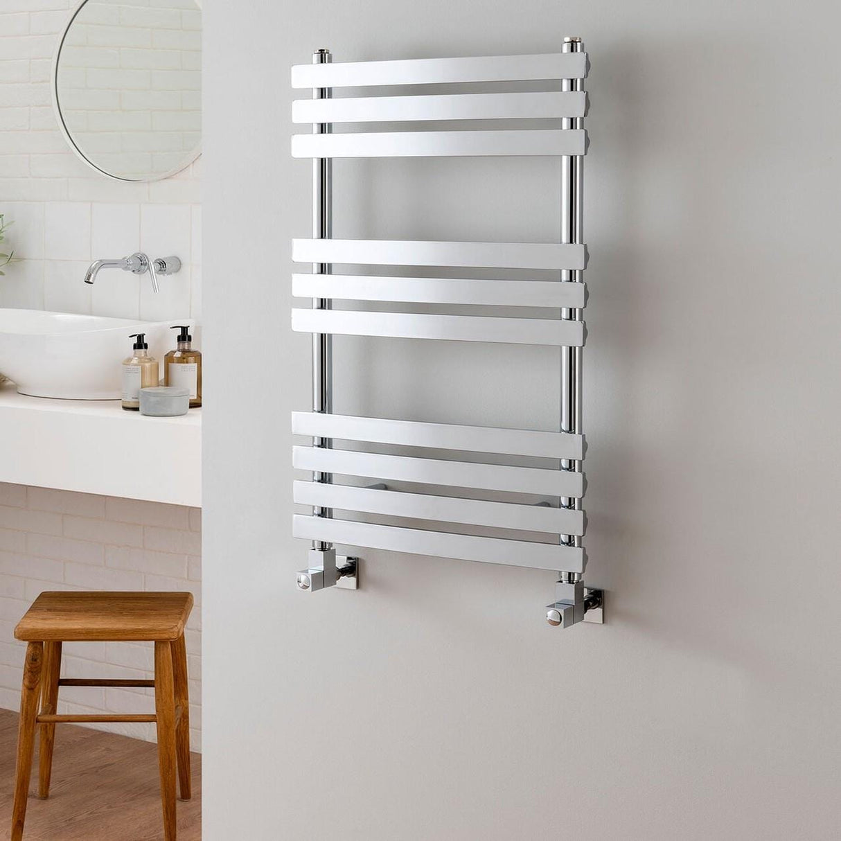 Vogue Designer Towel Radiator Vogue Arc Designer Towel Radiator in Chrome