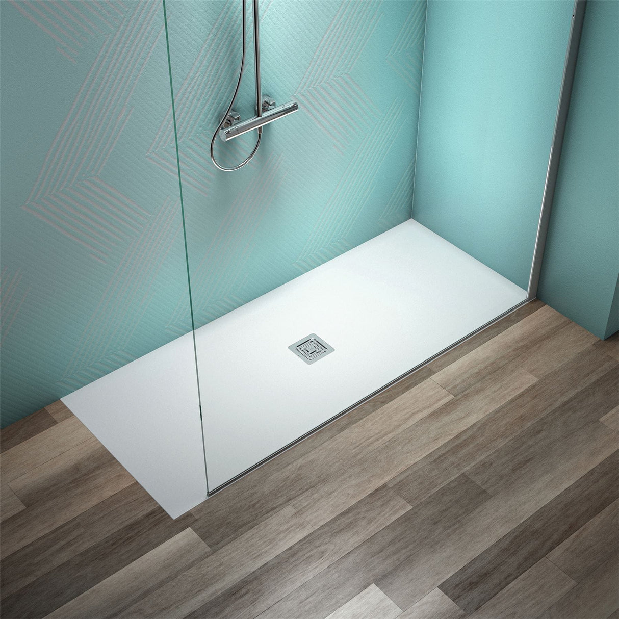 Ideal Standard Rectangle Shower Tray Pure White / 1700 x 700mm Ideal Standard Ultra Flat S+ Shower Tray 30mm including Waste