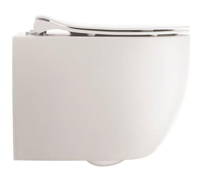 Crosswater Wall Hung Toilet Crosswater Glide II Short Projection Wall Hung Rimless Toilet with Quick Release Soft Close Seat