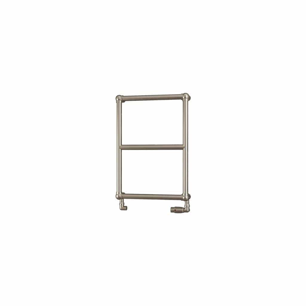 Eastbrook Traditional Towel Rail 690 x 500 / Electric Only Eastbrook Stour Vertical Traditional Heated Towel Rail in Brushed Brass