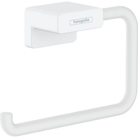Hansgrohe Toilet Roll Holder Matt White Hansgrohe Addstoris Toilet Roll Holder