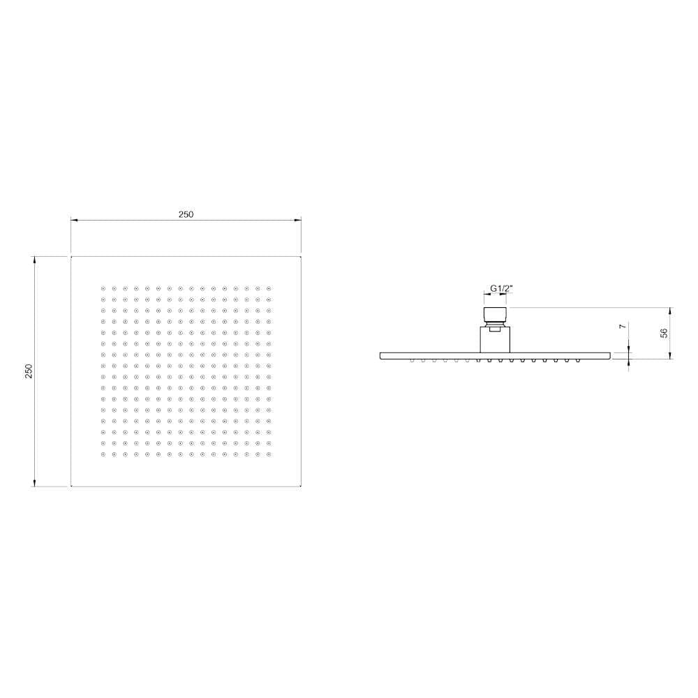UK Bathroom Store Concealed Shower Set Villeroy & Boch Concealed Complete Shower Set 2 Outlet with Slide Rail Kit
