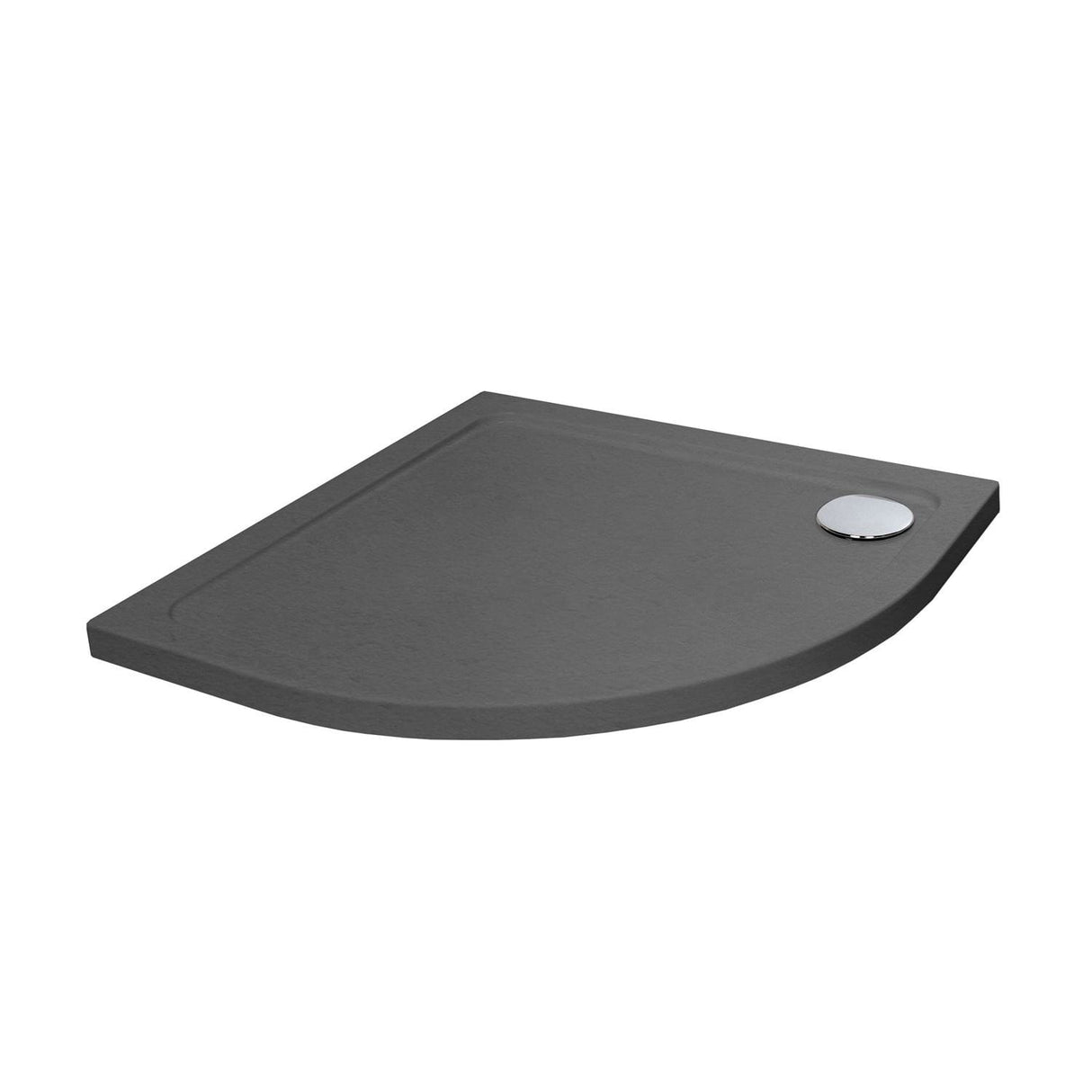 Aquarius Quadrant Shower Tray 900x900mm Aquarius Urbano Quadrant 45mm Stone Resin Shower Tray in Slate Grey