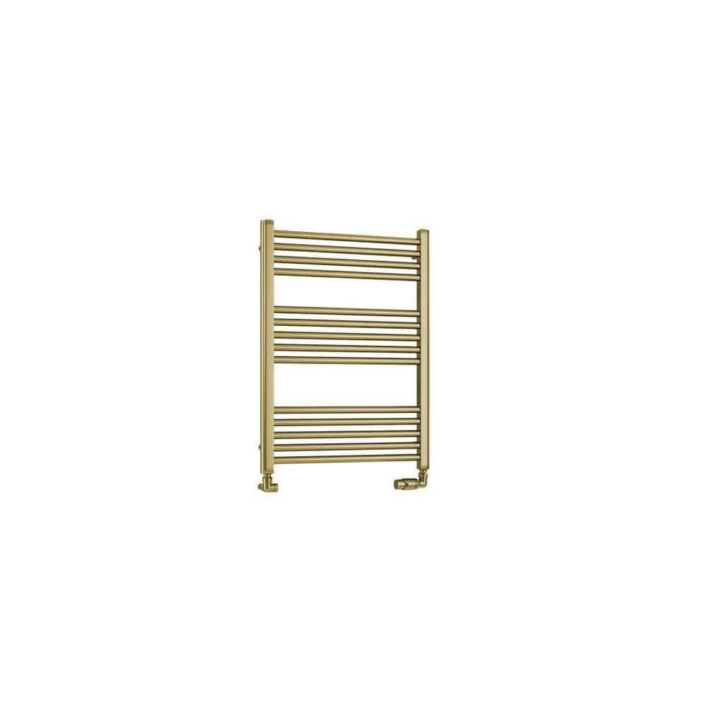Eastbrook Wendover Straight Heated Towel Rail in Brushed Brass