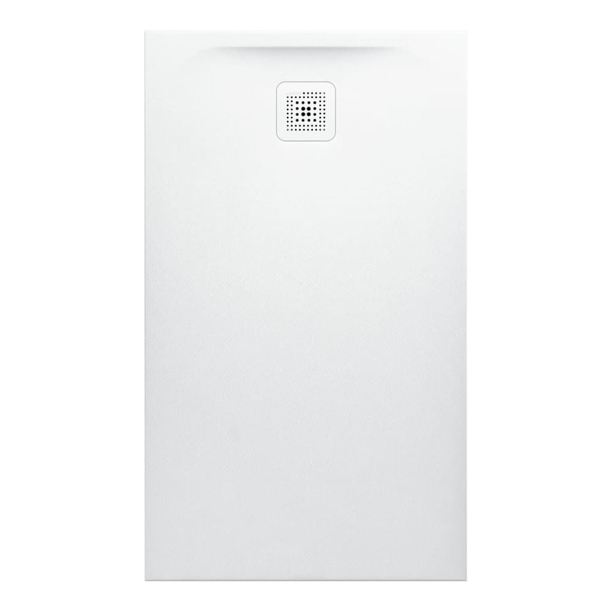 Laufen 1200 x 700mm / Drain on Short Side Laufen Marbond PRO Rectangular Tray with Waste in White