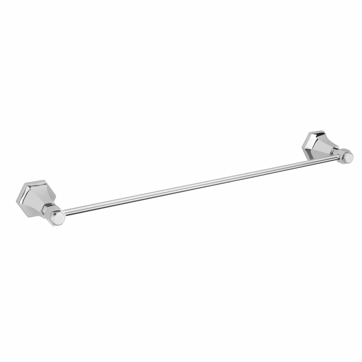 Sagittarius Towel Rails and Rings Sagittarius Fitzgerald 600mm Single Towel Rail in Chrome