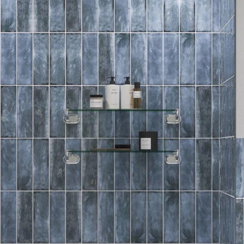 Burlington Shelf Chrome Burlington Guild Glass Shelf