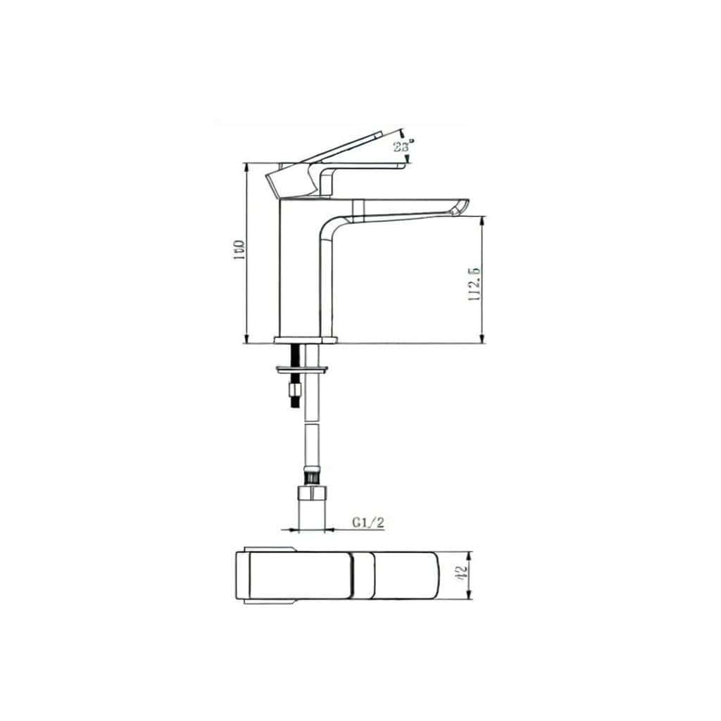 Aquarius Bathrooms Bath Shower Mixer Aquarius Hydro Complete Bath Brassware Pack with Basin Mixer, Bath and Shower Mixer