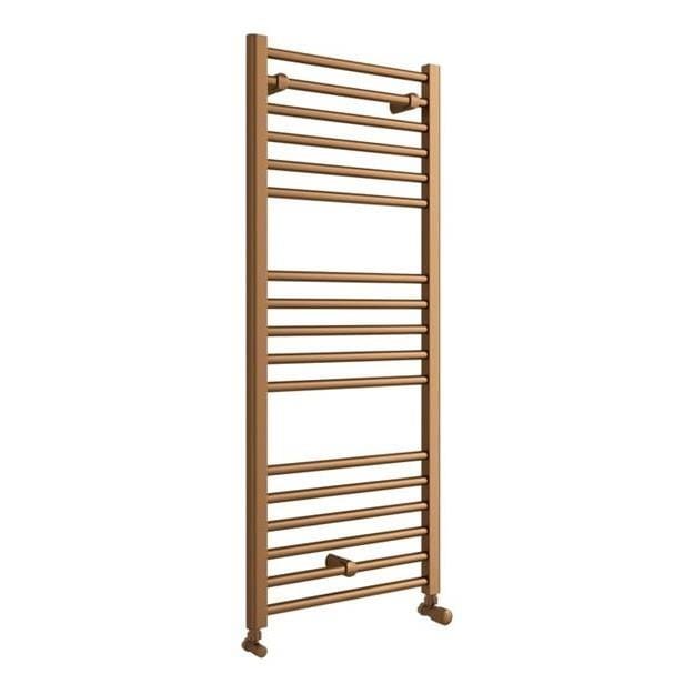Aquarius Ladder Rail Aquarius Zanelli Towel Radiator in Brushed Bronze