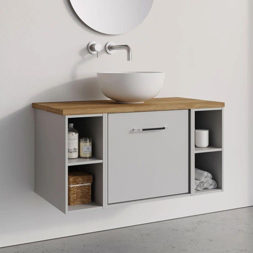 Crosswater Infinity Wall Mounted Vanity Unit with Worktop