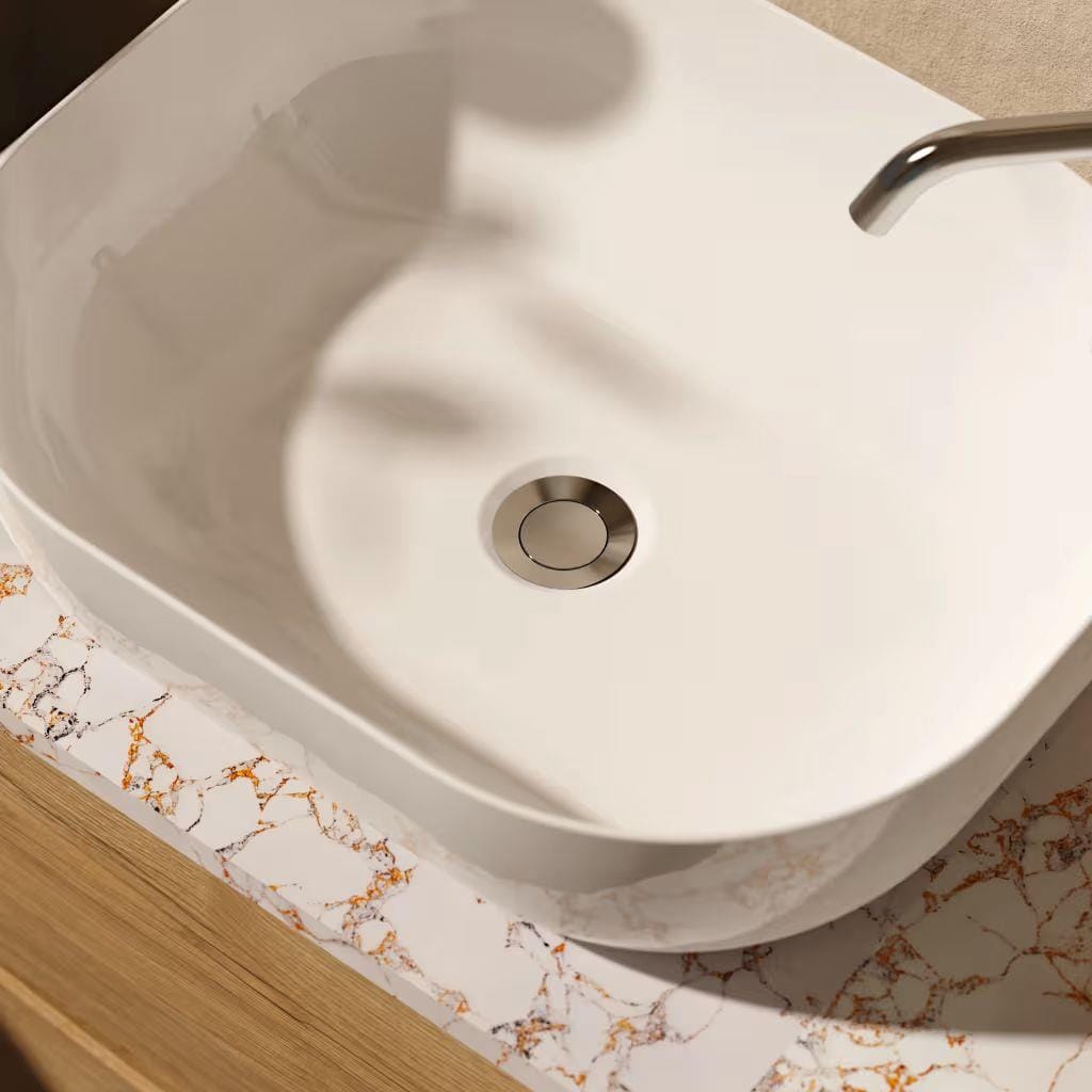 Crosswater Basin Waste Crosswater Flip Top Unslotted Basin Waste in Chrome