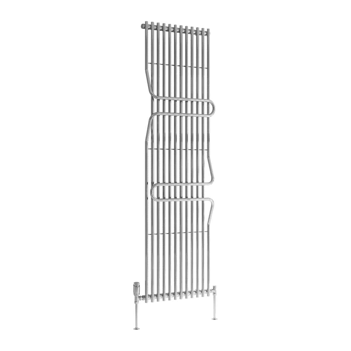Reina Designer Towel Radiator Reina Aletta Mild Steel Central Heating Towel Radiator 1800 x 500mm