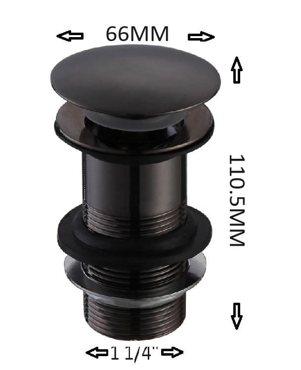 Aquarius Basin Waste Aquarius Zanelli Unslotted Basin Clicker Waste