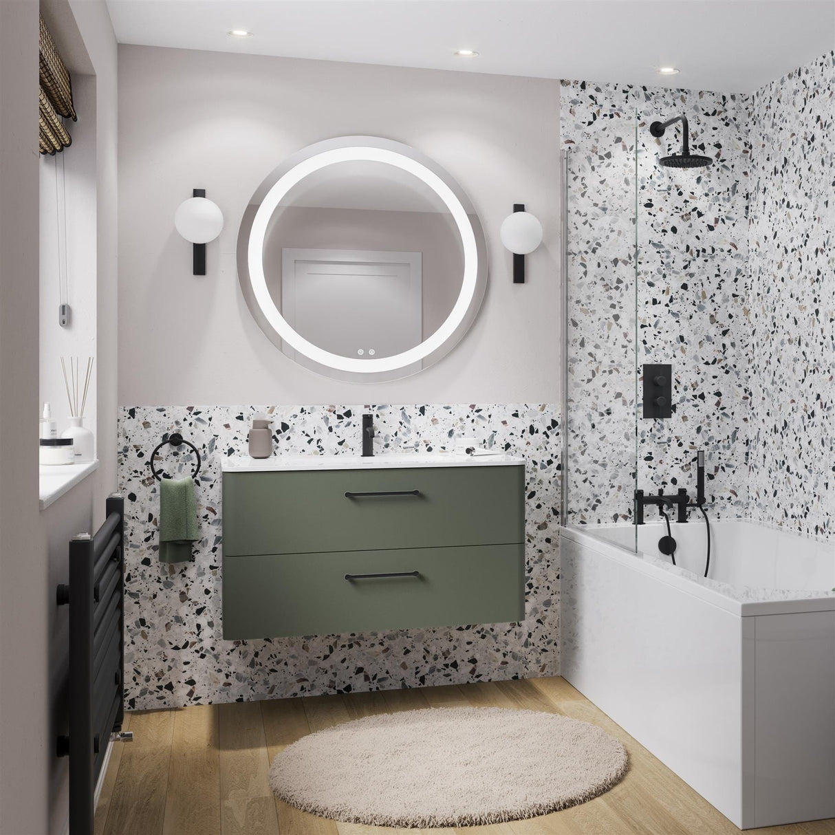 Britton Wall Mounted Vanity Unit Britton Camberwell Wall Mounted 1000mm Vanity Unit with Basin or Worktop