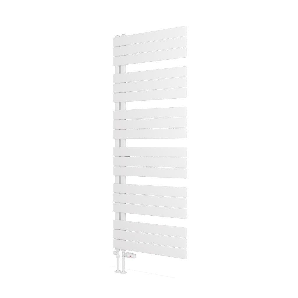 Eastbrook Designer Towel Radiator 1640 x 600 / Central Heating Eastbrook Helmsley Straight Vertical Designer Towel Rail in Matt White